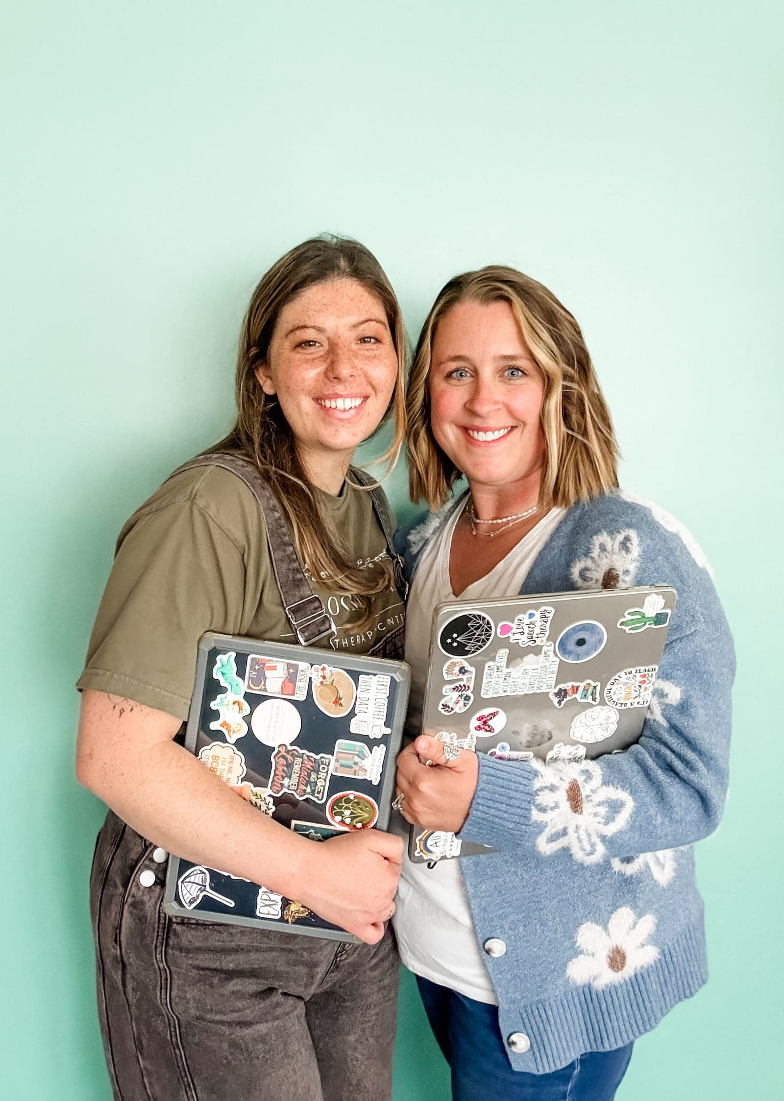 Founders with laptops