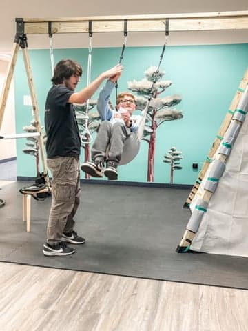 Swing therapy session